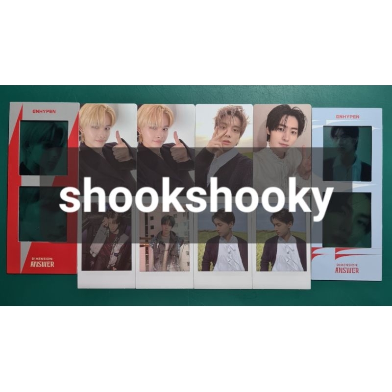 ENHYPEN DIMENSION ANSWER DA NO YET PHOTOCARD POLAROID BOOKMARK JUNGWON HEESEUNG JAY JAKE SUNGHOON NI