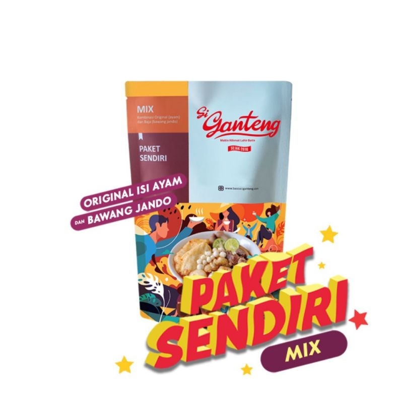 

Baso Aci Ganteng Paket Sendiri Mix