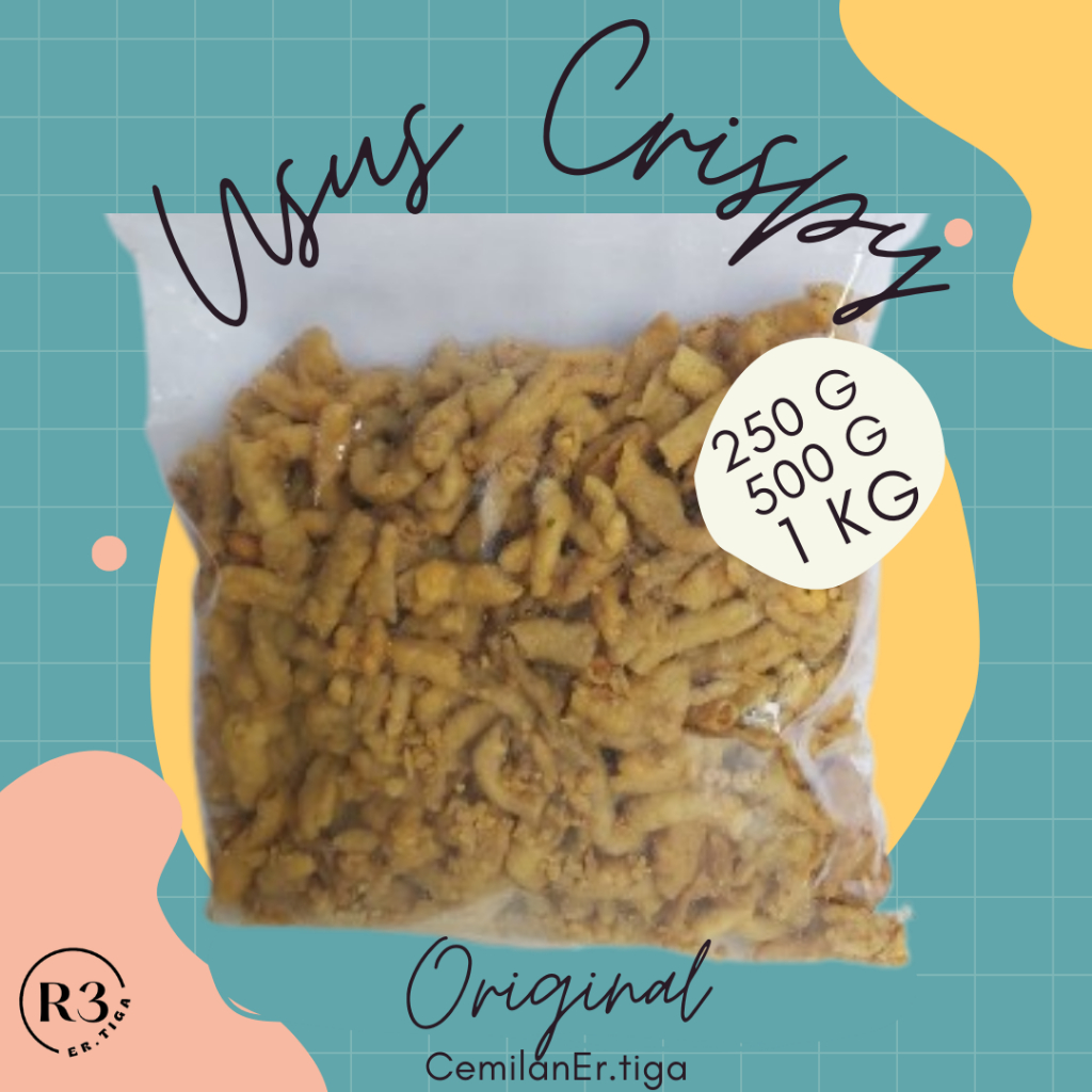 

Cemilan Er.tiga | Usus Crispy | Usus Crispy Original | Usus Crispy 250 g | Usus Crispy 500 g | Usus Crispy 1 kg