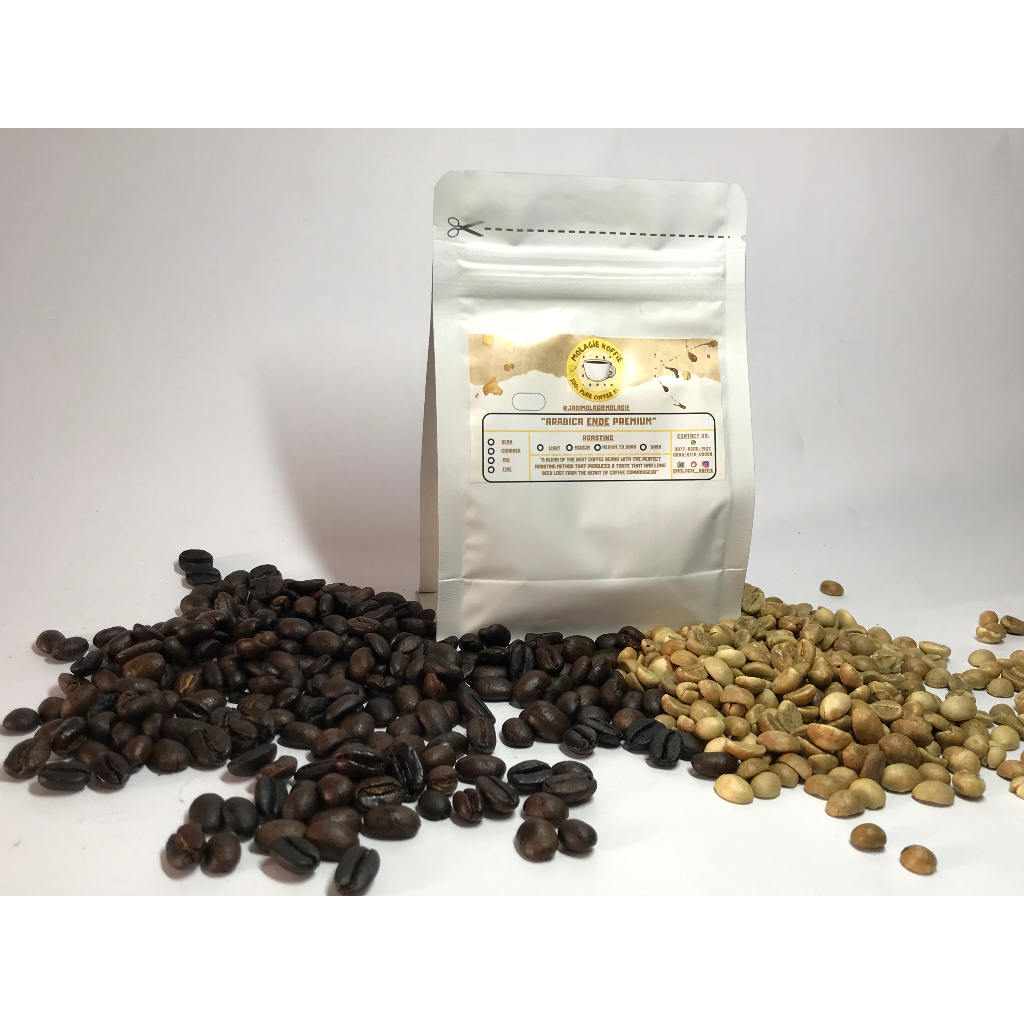 

Biji Kopi Bubuk Arabica Ende / Robusta Ende - Molagie Koffie Home Made Fresh Premium Coffe