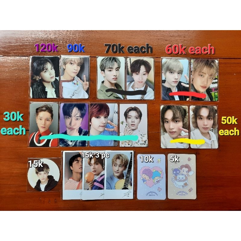 pc photocard haechan special event the castle U+ ar smcu express winwin kihno past jisung tc sanrio 