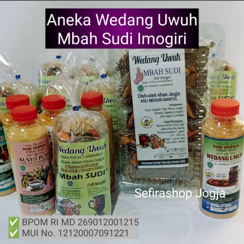 

Wedang Uwuh Komplit Asli Mbah Sudi Imogiri (Rempah Lengkap Dengan Jahe)