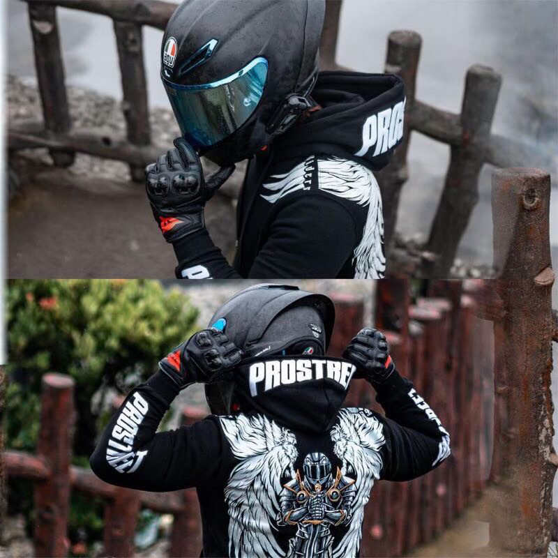 Prostreet Guardian White Hoodie Panjang