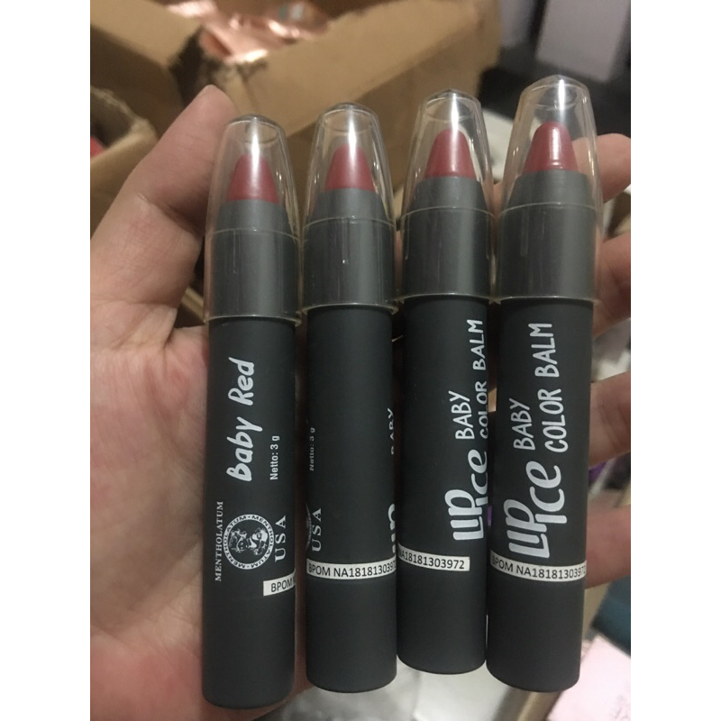 Lip ice baby color balm red
