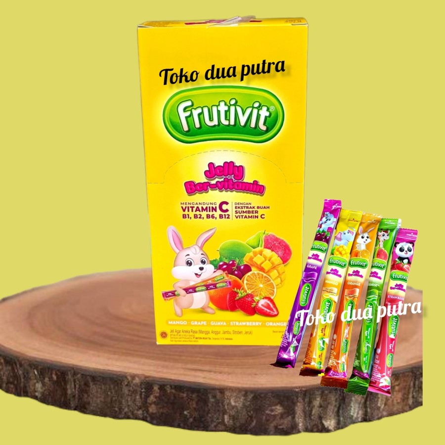 

Frutivit jelly bervitamin jeli agar aneka rasa 20 stix( 1 box)