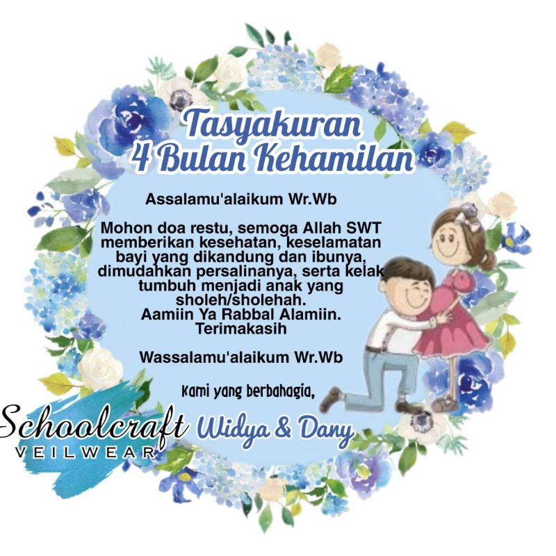 

STICKER TASYAKURAN 4 BULANAN/7 BULANAN KEHAMILAN