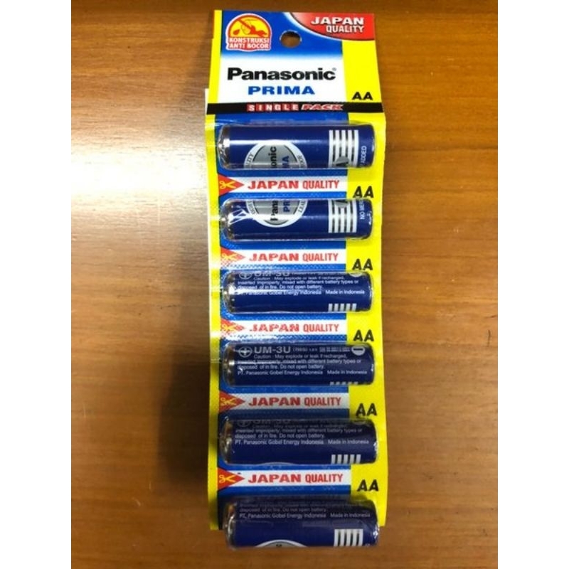 baterai panasonic AAA dan AA prima