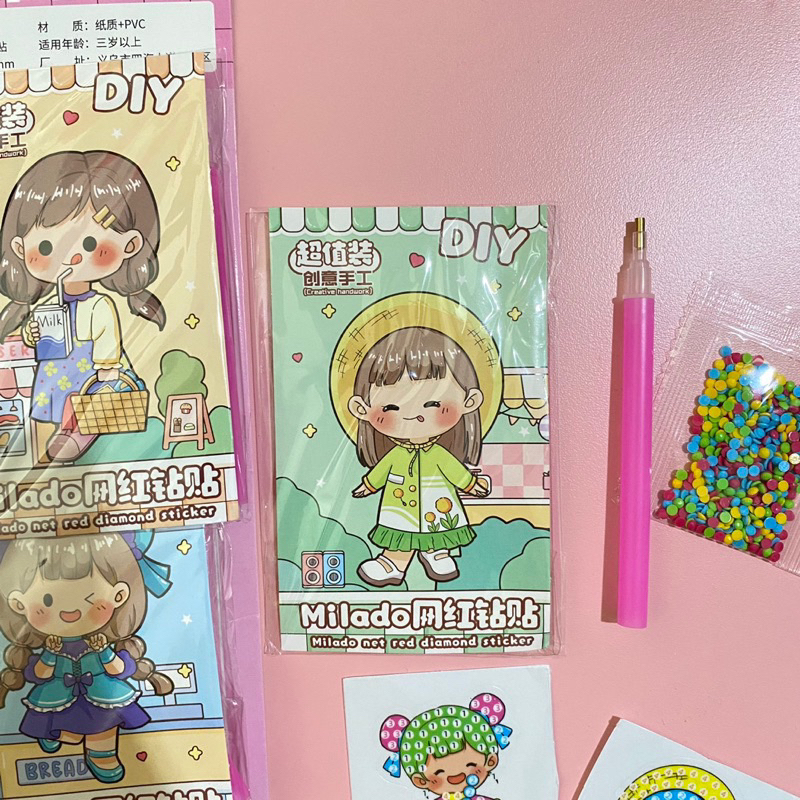 

Sticker Diamond Ecer 1pc Stiker Manik Lucu Murah