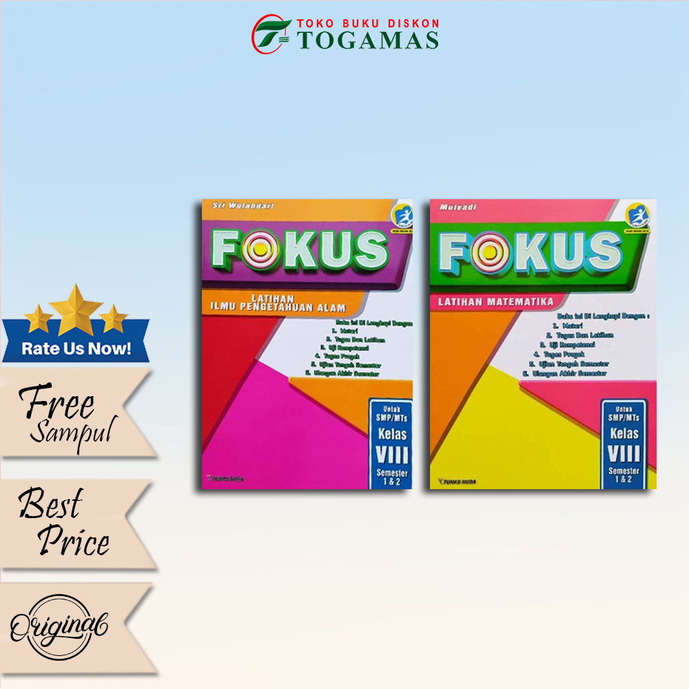 FOKUS LATIHAN IPA DAN MATEMATIKA UNTUK SMP/ MTS KELAS 8 SEMESTER 1 DAN 2