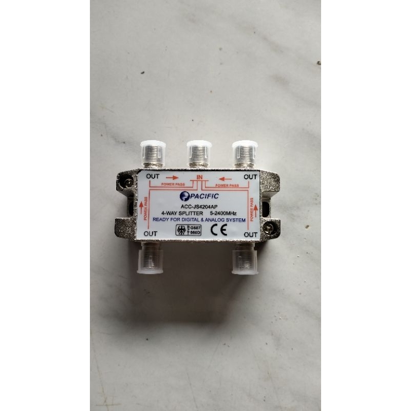 Splitter Spliter 4 Way Pacific