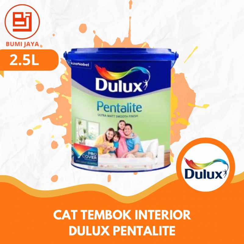 Cat Tembok Dulux Pentalite Anti Bacteria 2.5 ltr