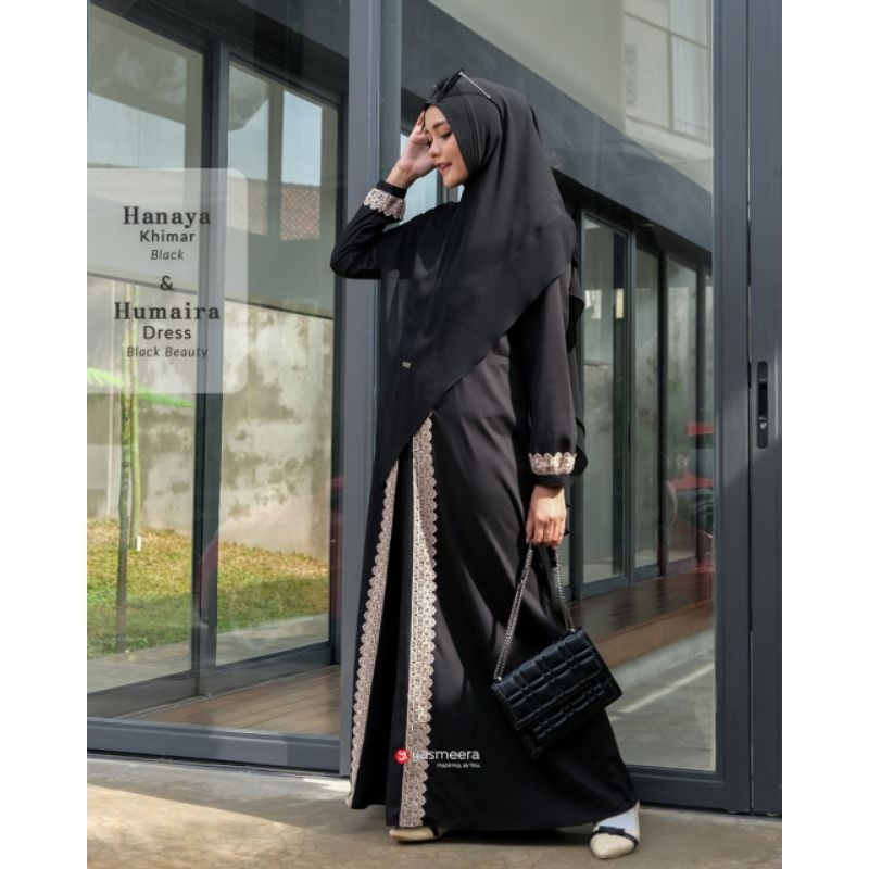 GAMIS HITAM KATUN TOYOBA HUMAIRA YASMEERA