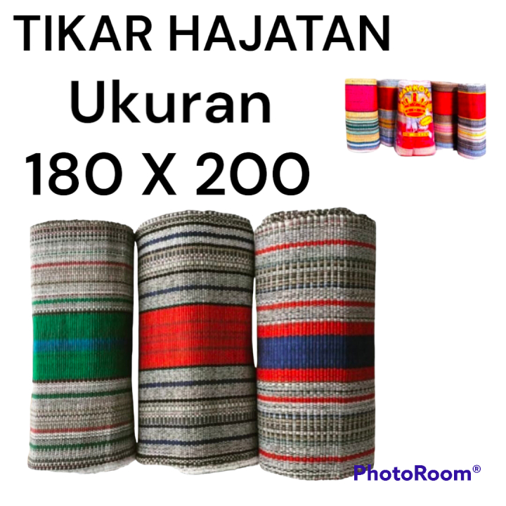 TIKAR HAJAT/TIKAR HAJATAN UK 200x180cm/TIKAR GULUNG/TIKAR ANYAMAN/TIKAR LIPAT
