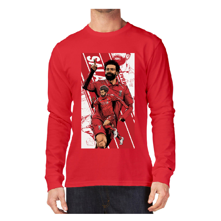 Kaos Baju Tshirt Klub Bola Liverpool Lengan Panjang Combed 30S Termurah kualitas Distro