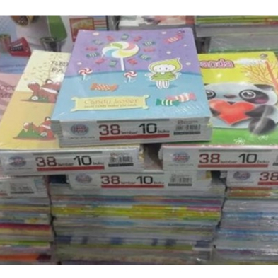

buku tulis sidu 38 sinar dunia 38 lembar murah 1 pak= 10 buku