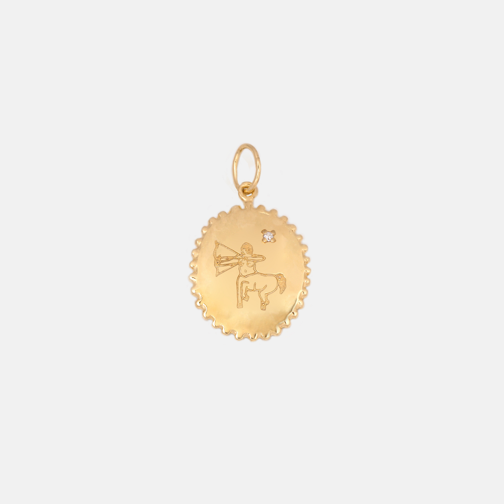 From Tiny Islands - Sagittarius Charm - Liontin Zodiak Kalung Wanita