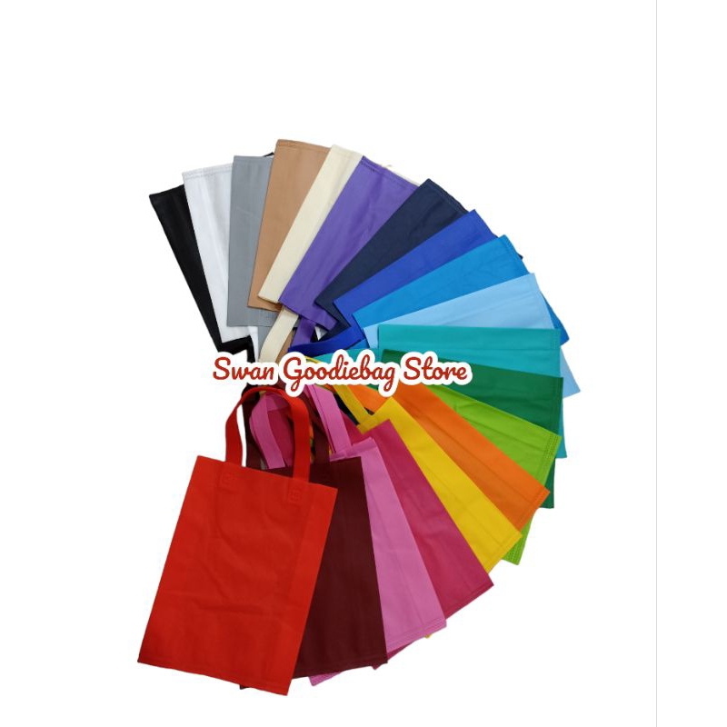 

(LUSINAN 12pcs) Goodie bag tali 30x40x8/tas tali/ tas spunbond
