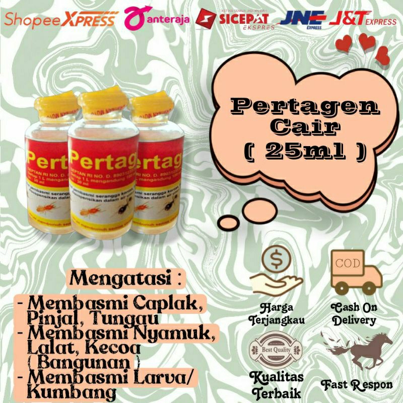 Pertagen Cair Pembasmi Serangga ( 25ml )