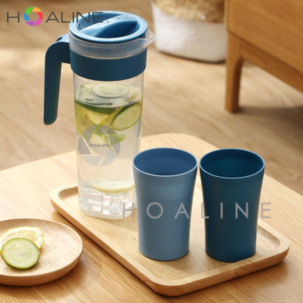 

Promo Teko Set 5 in 1 Gelas Plastik / Water Jug /Travel Cup / Water Mug 6688 - Merah Limited