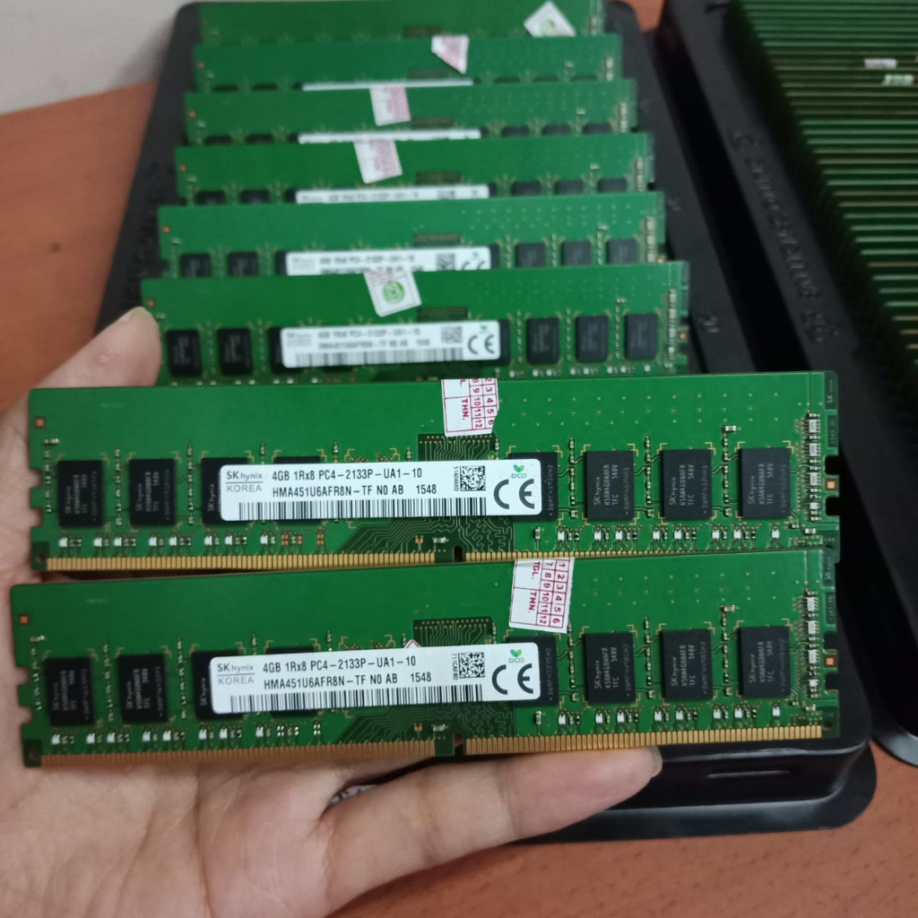 MEMORY RAM SK Hynix FOR PC Original 1Rx8 Pc4-2133P 4GB DDR4 LIKE NEW/BERGARANSI