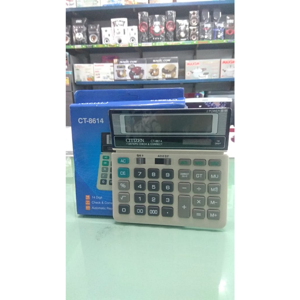 KALKULATOR CITIZEN CT-8614/KALKULATOR DAGANG/KALKULATOR SEKOLAH/KALKULATOR LENGKAP/KALKULATOR MURAH/