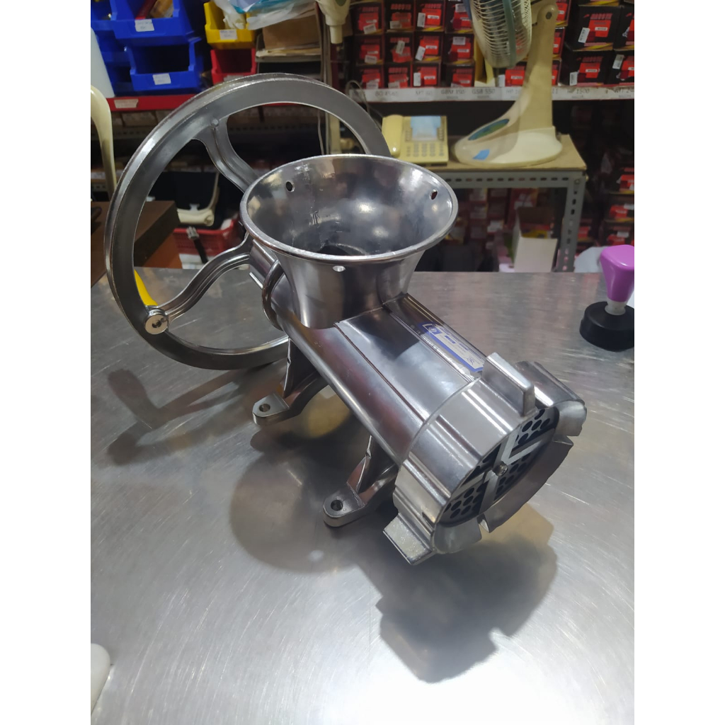 Gilingan Daging Giling Cetak Pellet Pelet Pisau Luar Double No. 32 + Pulley