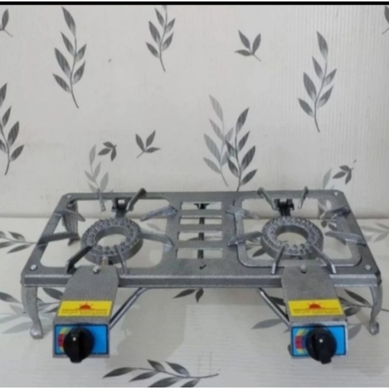 kompor gas 2 tungku Body cor sunrise tipe 201auto SNI kompor martabak