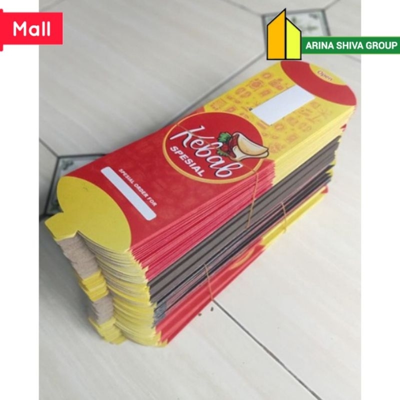 

100 LEMBAR KERTAS KEBAB TARIKAN UKURAN 24 × 9,2 CM HIGH QUALITY PAPER CRAFT TEBAL PRODUK TERBARU | KOTAK KEBAB KEKINIAN | DUS KEBAB VIRAL TIKTOK | KEMASAN KEBAB KEKINIAN | BOX KEBAB VIRAL | ARINA SHIVA GROUP 6129