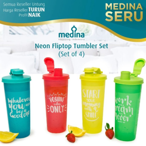 

Fliptop Neon satuan pc Unik Murah Tumbler 1