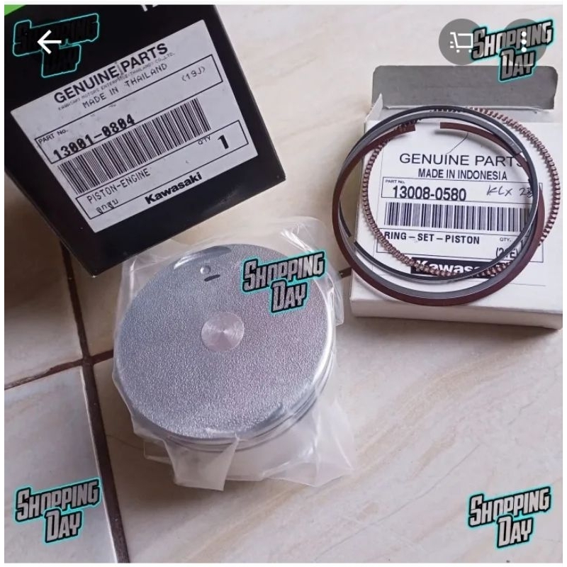 Piston seher set plus ring KLX230 KLX 230 original kawasaki