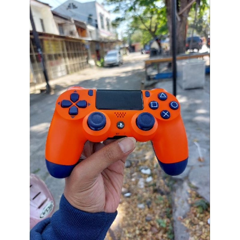 stik ps 4 limited sunset orange mulus ori mesin