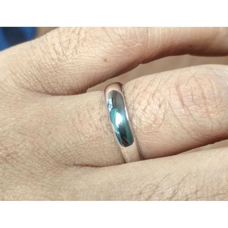 CINCIN POLOS KAWIN / TUNANGAN PERAK 99%