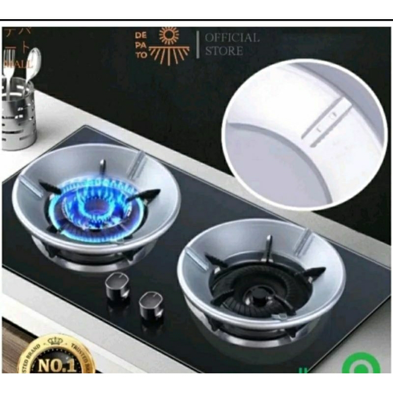 TATAKAN KOMPOR PENGHALANG ANGIN TUNGKU KOMPOR