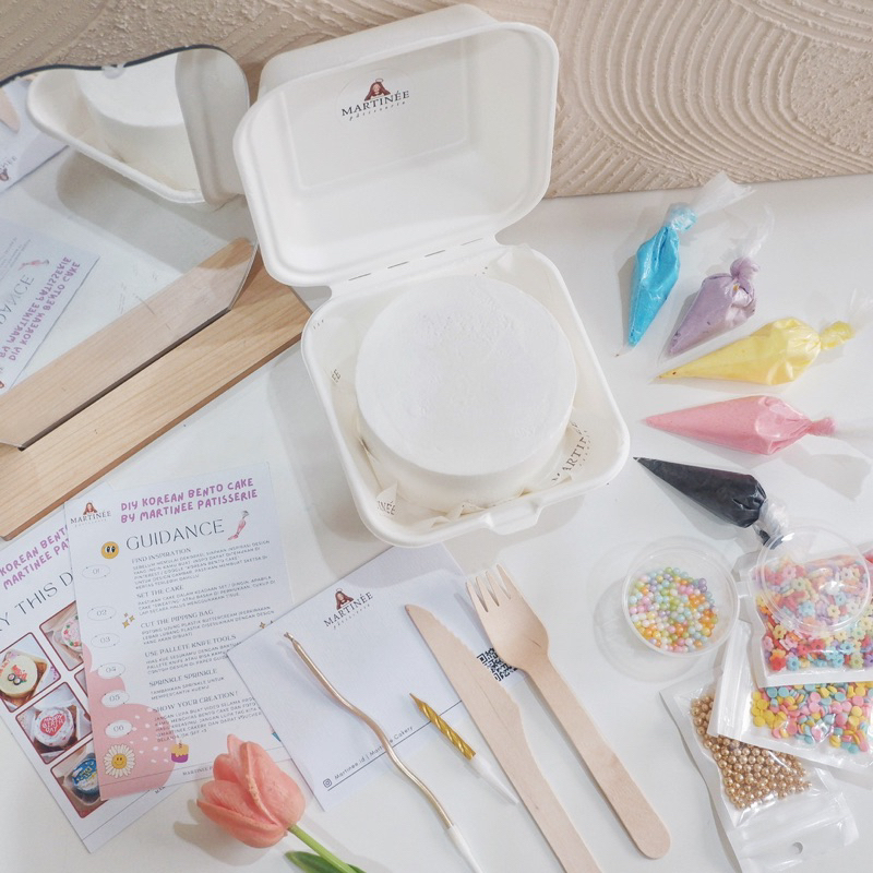 

DIY KOREAN BENTO CAKE BAHAN PREMIUM | do it your self cake kue korea