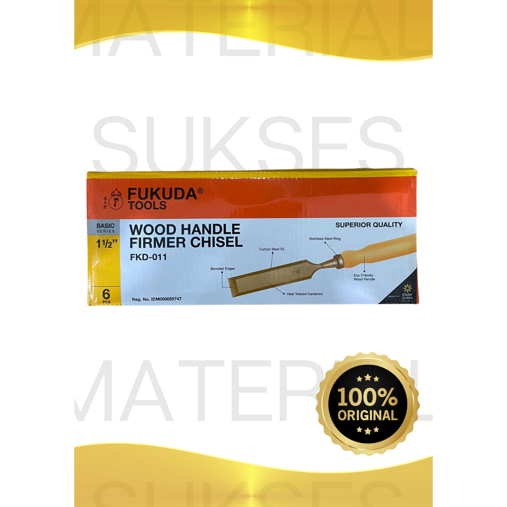 PAHAT KAYU FUKUDA 1 1/2 GAGANG KAYU