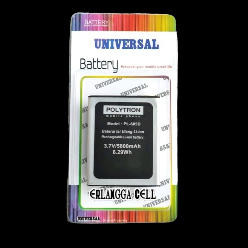 BATRE BATERAI POLYTRON ROCKET S1 R2452 / S2 R2457 PL-605D PL-6Q5 / POLYTRON PL605D PL6Q5