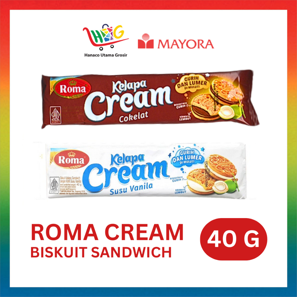 

Roma Kelapa Cream 40g [ 1 PCS ]