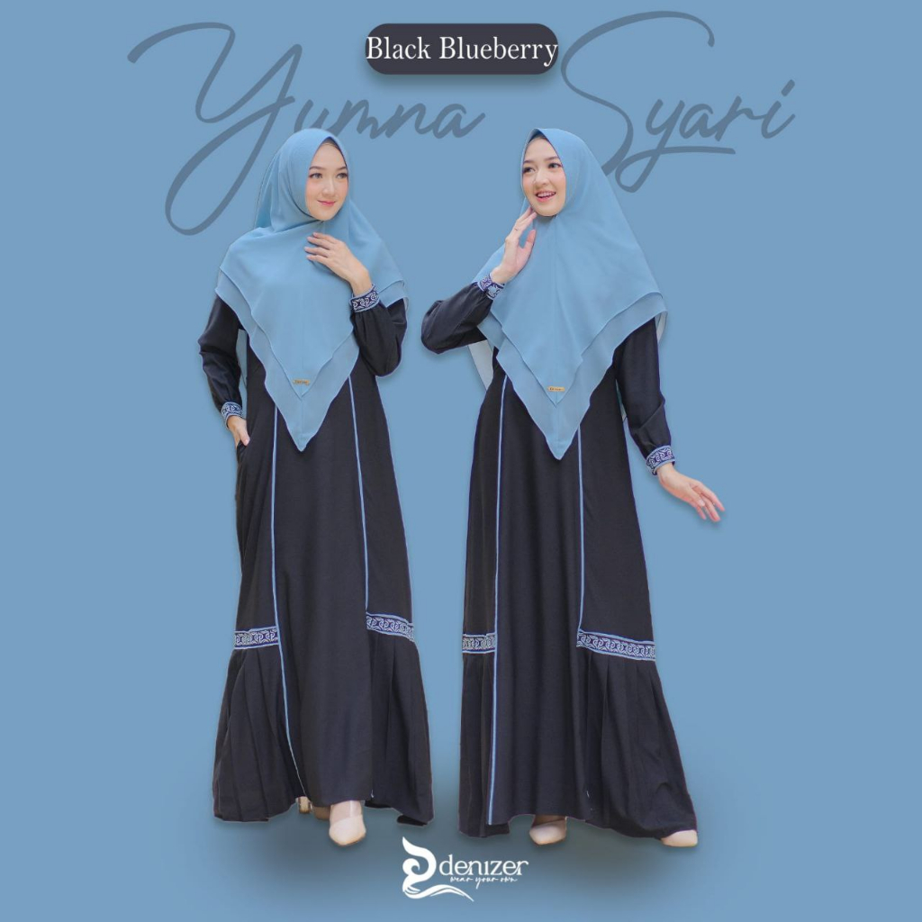 Set Gamis Yumna Syari Denizer