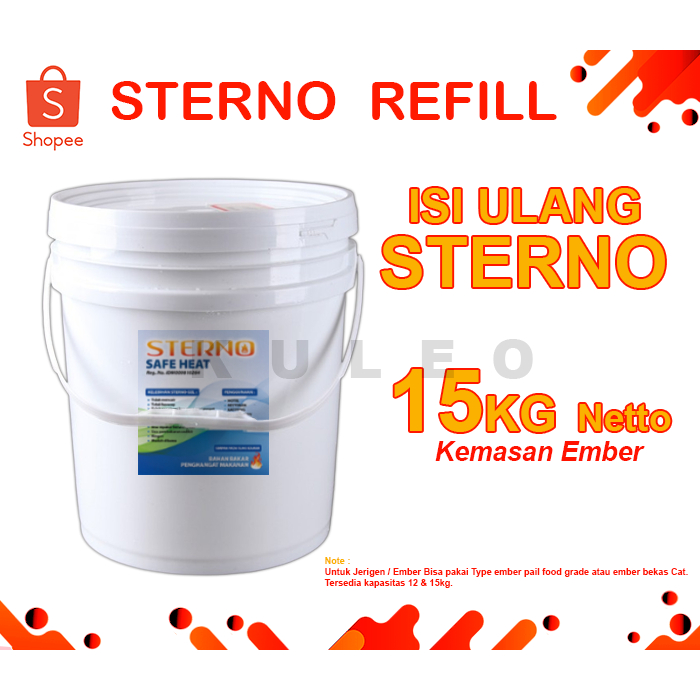 Sterno Gel refill isi ulang / Refill Sterno Jelly - Kemasan Ember 15kg