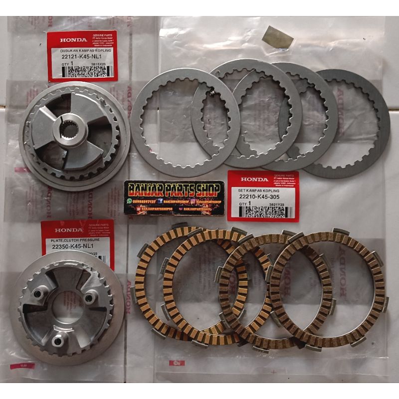 RUMAH KAMPAS KOPLING SET KOPLING CBR150R K45R DUDUKAN PLAT KOPLING CBR150R K45R 22210K45305 LAWAN KA