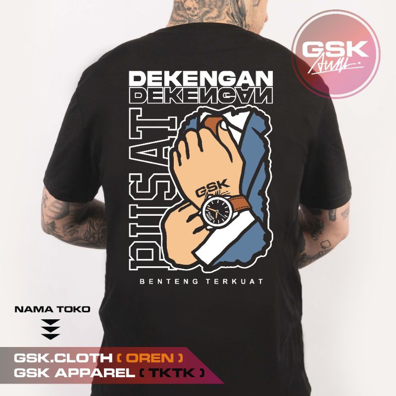 KAOS DISTRO DEKENGAN PUSAT KATA KATA PDI PERJUANGAN LUCU PRIA WANITA
