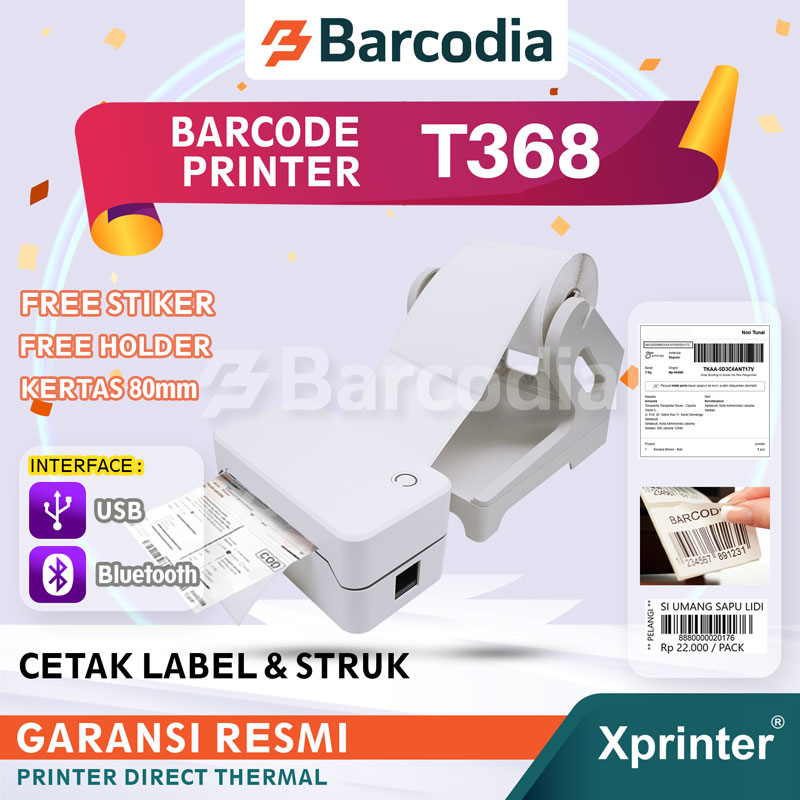 Printer Barcode Bluetooth 80mm Printer Bluetooth Resi Barcode Alamat