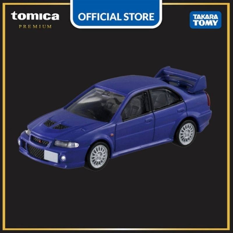 Diecast Tomica Premium Mitsubishi Lancer Evo VI No 13 Blue Skala 64
