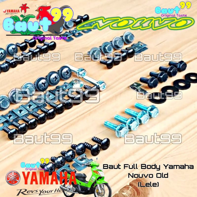 Baut Fullset body Yamaha Nouvo Old(Lele)/Full body Yamaha Nouvo Old Lele