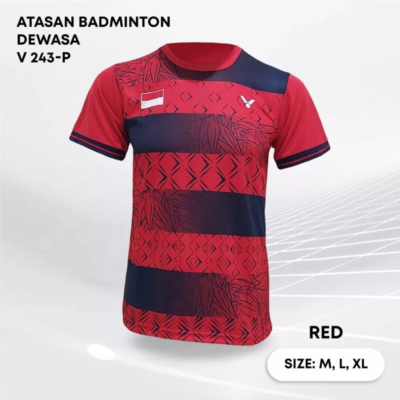 Baju Badminton Printing / Jersey Badminton Printing / Kaos Badminton Printing