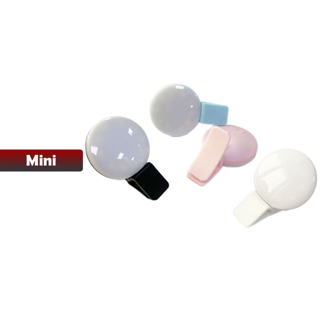 CUCI GUDANG YOSINOGAWA-Selfie Ring Senter Mini Aksesoris Handphone-MINI (KECIL)