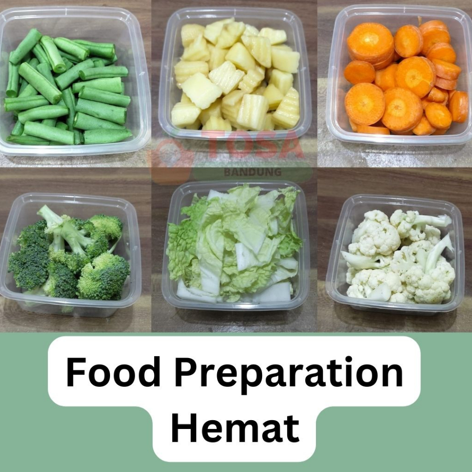 

Mini Foodprep sayuran hemat/food preparation/food prep/sayur potong