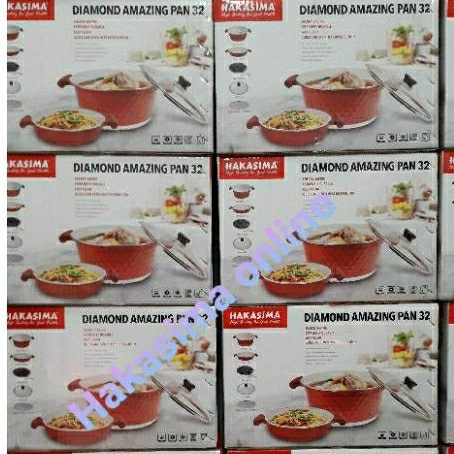 HAKASIMA DIAMOND AMAZING PAN RED PROMO MURAH BIG SALE PANCI SET SERBAGUNA