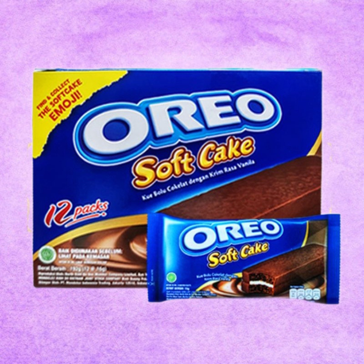 

OREO Soft Cake - 1 Box isi 12 pack | Kue Bolu Pie Cokelat Coklat Chocolate Cream Snack Makanan Ringan