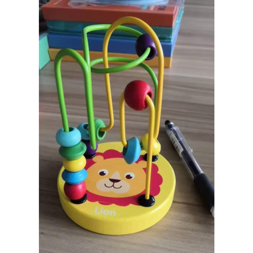 

Jual Mini Round Beads Wiregame Matching Game Mainan Balita Wooden Toys - Lion Murah